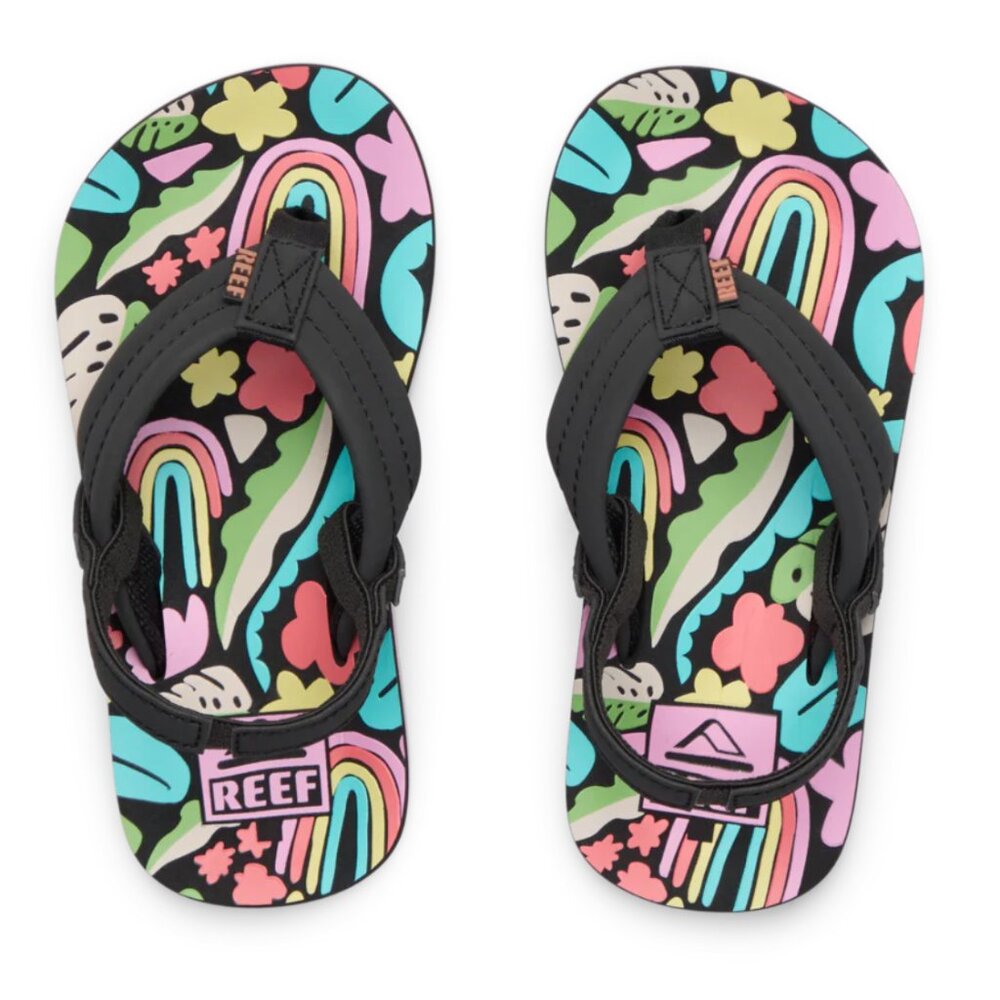 Reef Kids Sandals Little Ahi Tropical Rainbow